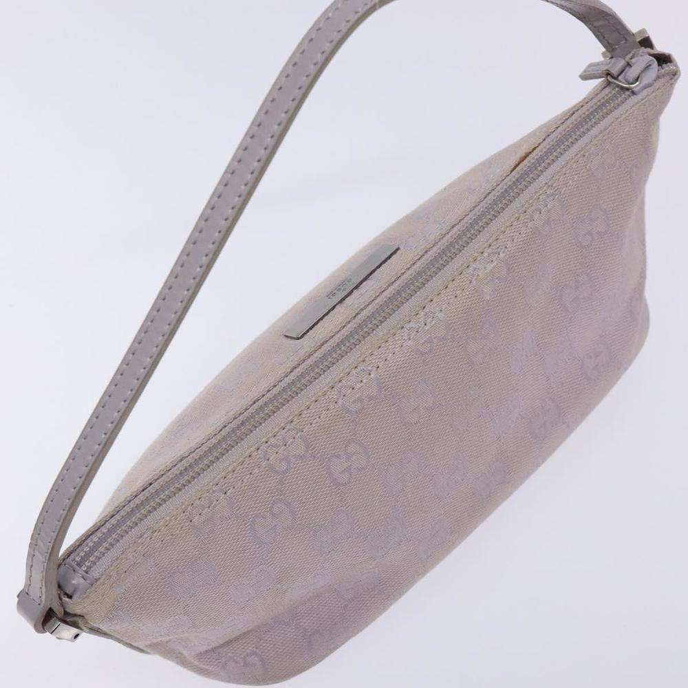 GUCCI GG Canvas Accessory Pouch Purple Silver 7198 Auth mr1477 - Picture 6 of 16